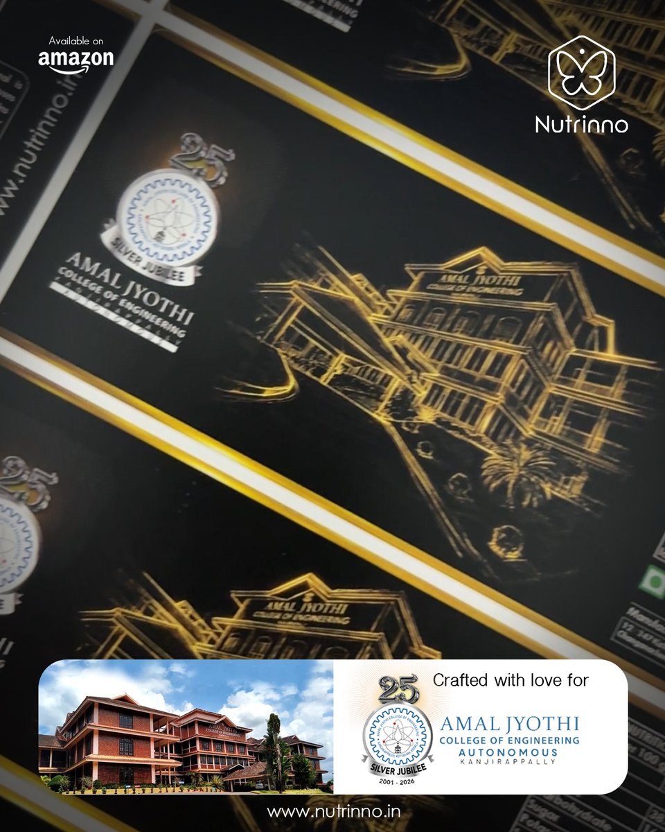 nutrinno's tweet photo. Crafted with LOVE &amp; CARE for Amal Jyothi College of Engineering Autonomous - Kanjirappally ❤️

Hand made in Kerala with Love for the world 💛

Visit: https://t.co/T8yWUb4u5b

#kanjirappally #amaljyothi #food #gift #diet

[Healthy food, Health diet, Premium gift, Kerala Tourism] https://t.co/D0pQD0y7OK
