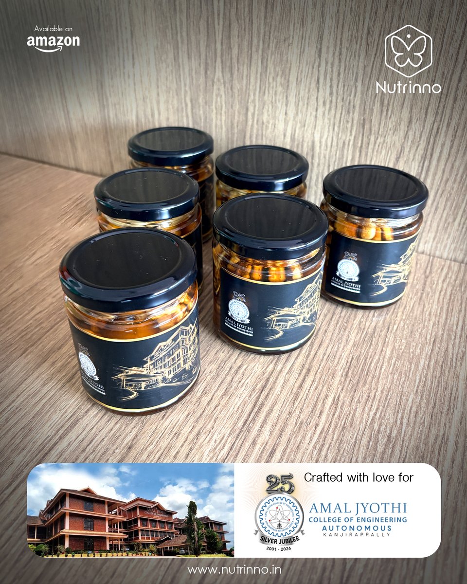 nutrinno's tweet photo. Crafted with LOVE &amp; CARE for Amal Jyothi College of Engineering Autonomous - Kanjirappally ❤️

Hand made in Kerala with Love for the world 💛

Visit: https://t.co/T8yWUb4u5b

#kanjirappally #amaljyothi #food #gift #diet

[Healthy food, Health diet, Premium gift, Kerala Tourism] https://t.co/D0pQD0y7OK