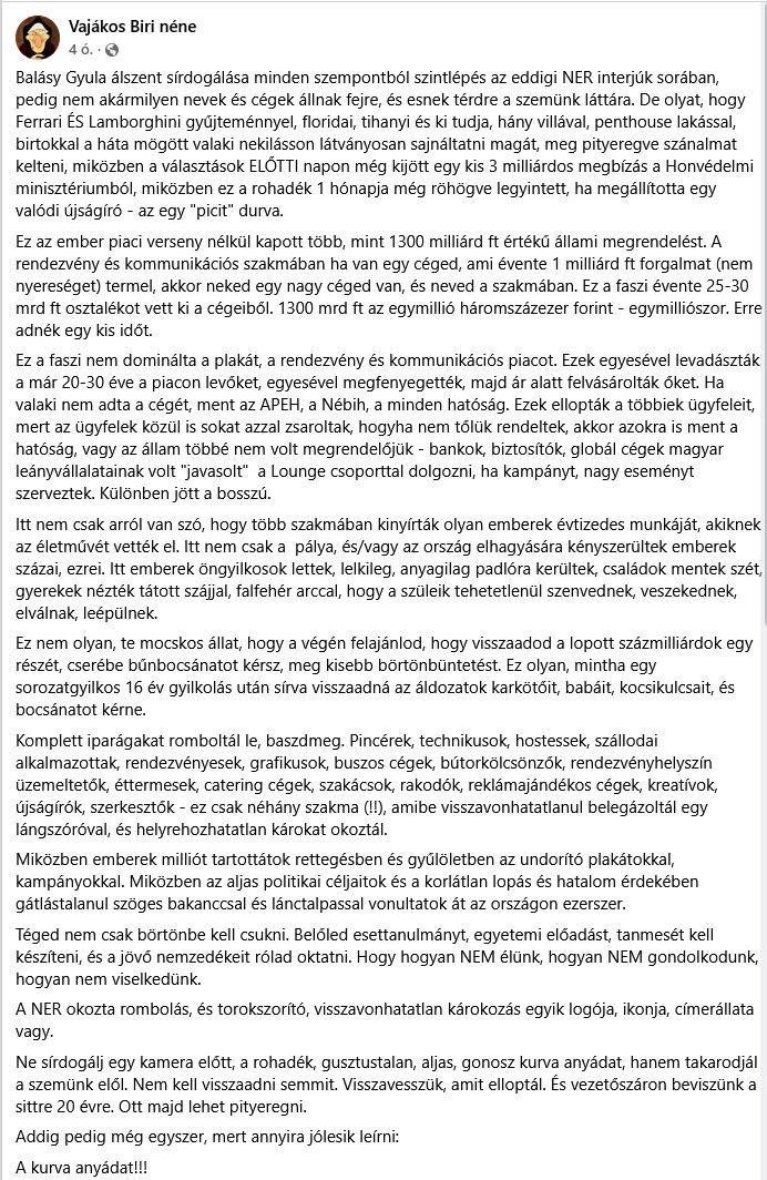 Biri nénének igaza van nagyon