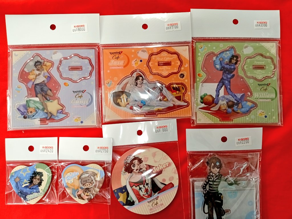 入荷情報】 第五人格 IdentityV パジャマパーティ アクリルスタンド