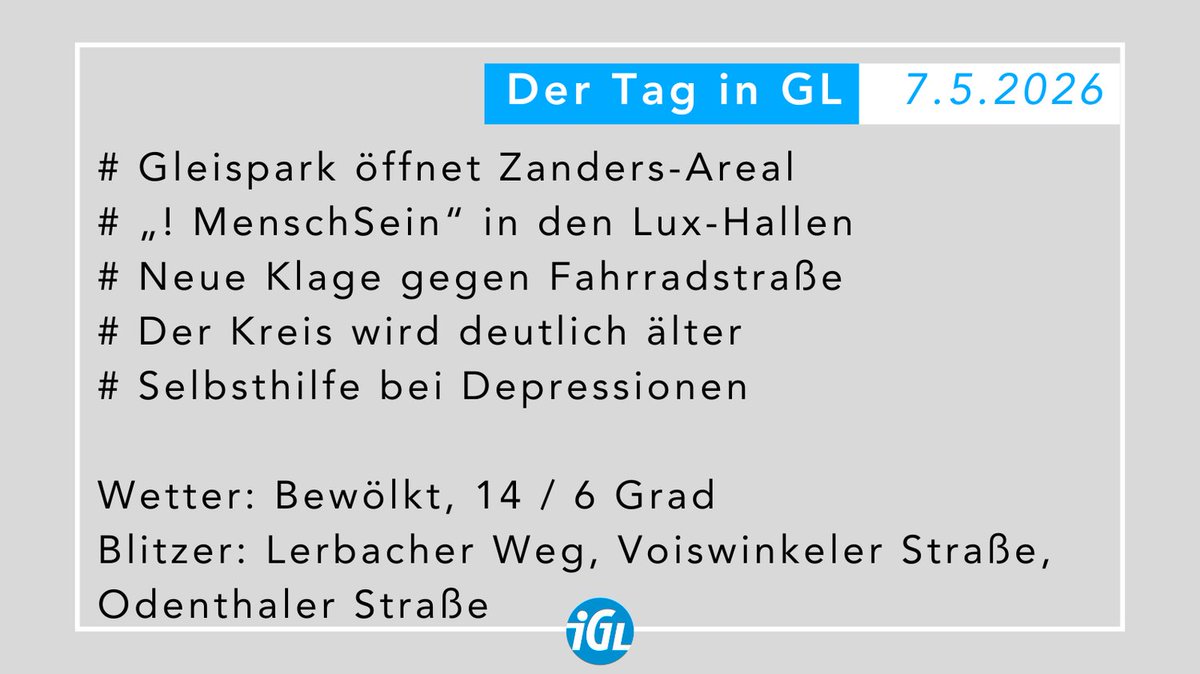i_GL's tweet photo. Guten Morgen, die frische Dosis lokaler Nachrichten für Bergisch Gladbach: https://t.co/jjV8ZIMdHR  #gl1 #bergischgladbach https://t.co/Vjb4DlINWc