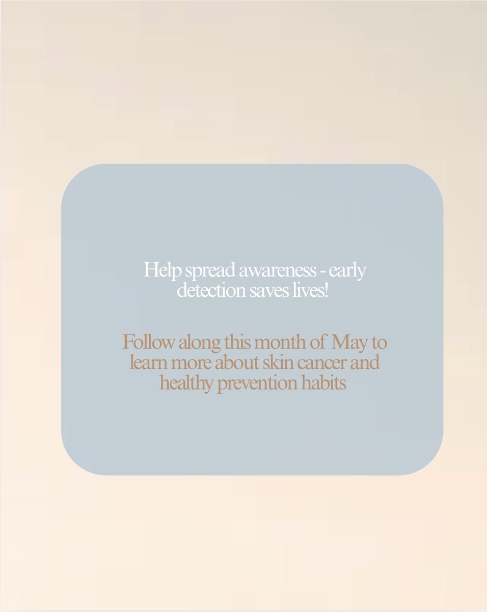 DermMedGroup's tweet photo. May is Skin Cancer Awareness Month ☀️

Skin cancer is the most common cancer in the United States—but many cases are preventable with consistent sun protection and early detection.

#SkinCancerAwarenessMonth #WearSPF #dmgnc #PreventSkinCancer #HealthySkin https://t.co/7ncvwdLcDY