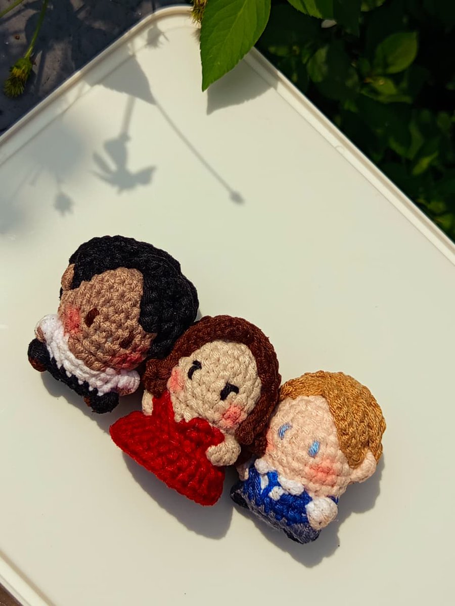 Cutie crochet of my trio bikinan <a href="/chanopie/">Chano ~☆</a> 🥰🫰