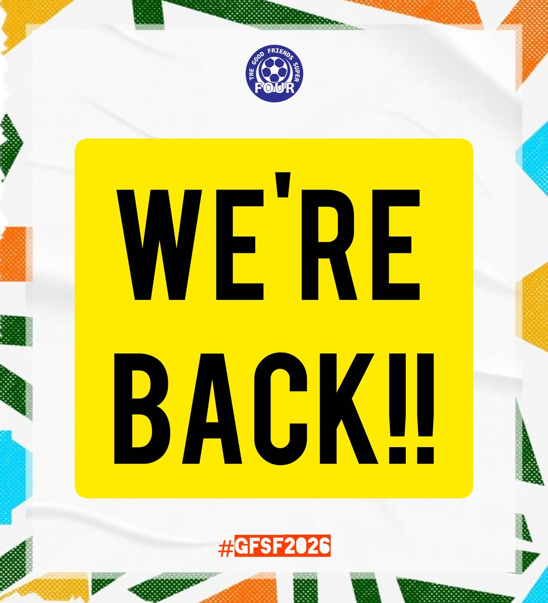 gfsuperfour's tweet photo. O yes we're.

#GFSF2026 https://t.co/2pDPfbqiv3