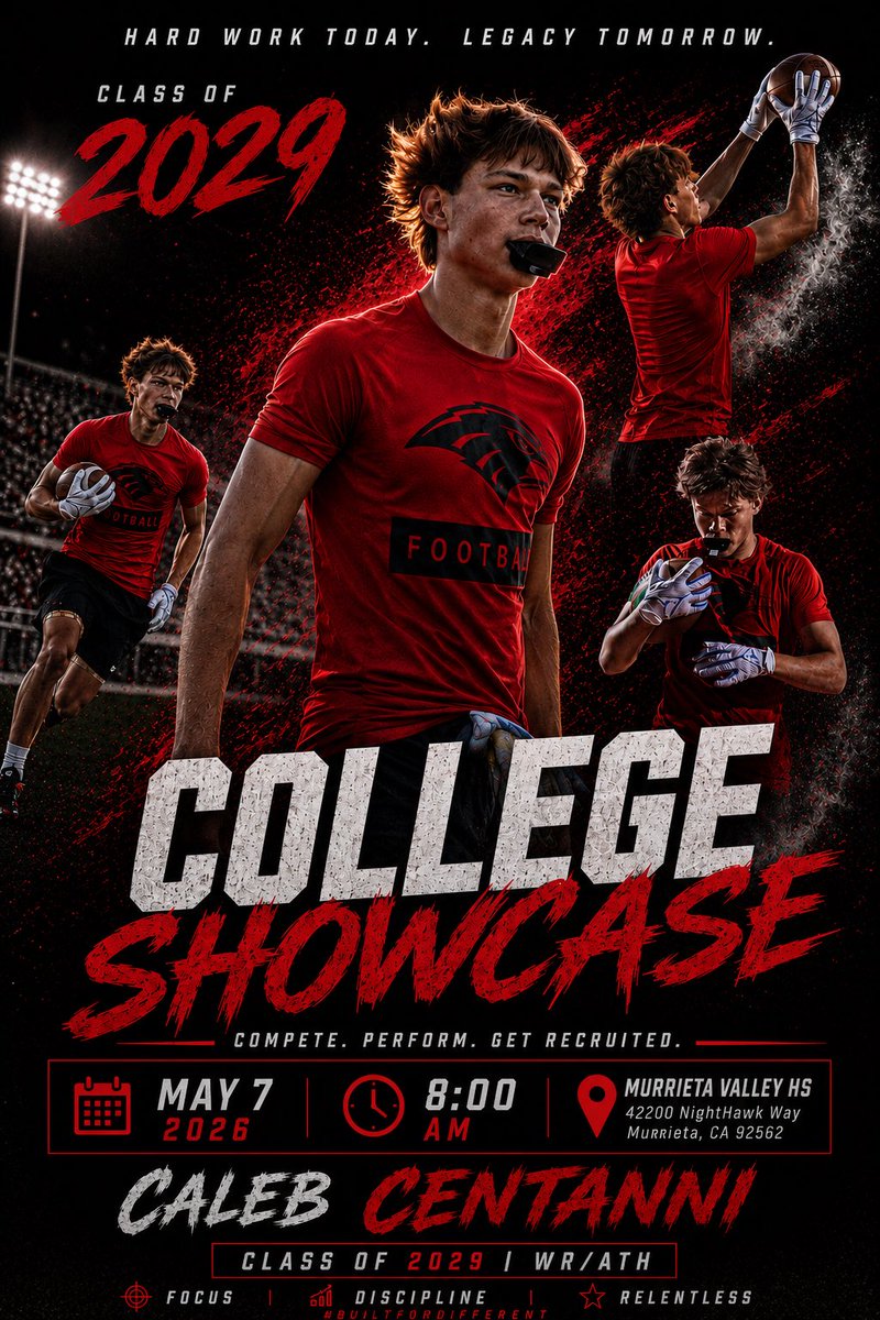 calebcentanni's tweet photo. Blessed to go out there, compete and prove myself to the coaches! 
@MVNighthawkFB @MWCherrington @Coach_Ike19 @CJPollard1 @sixstarfootball @SpencerSDSU @BrandonHuffman @RyanBartow https://t.co/voygk43FYo