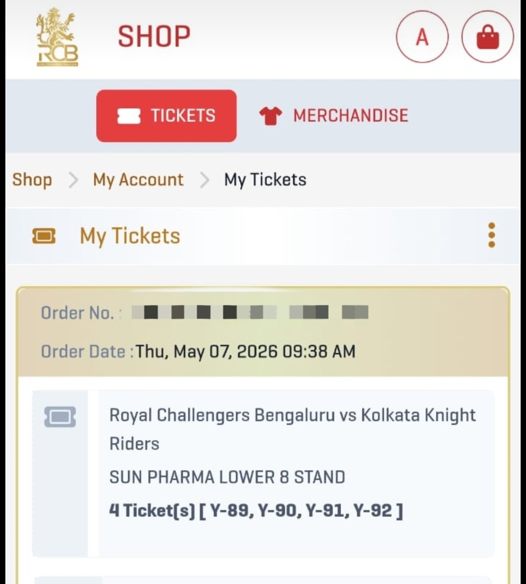 ig_kaniz's tweet photo. My friend has 4 tickets for rcb vs kkr match at Raipur. Any Chattisgarh or Raipur people interested or anyone who is planning to go? 

#rcbvskkr
#rcb
#ipl
#ipl26 https://t.co/sN0uVLMgN7