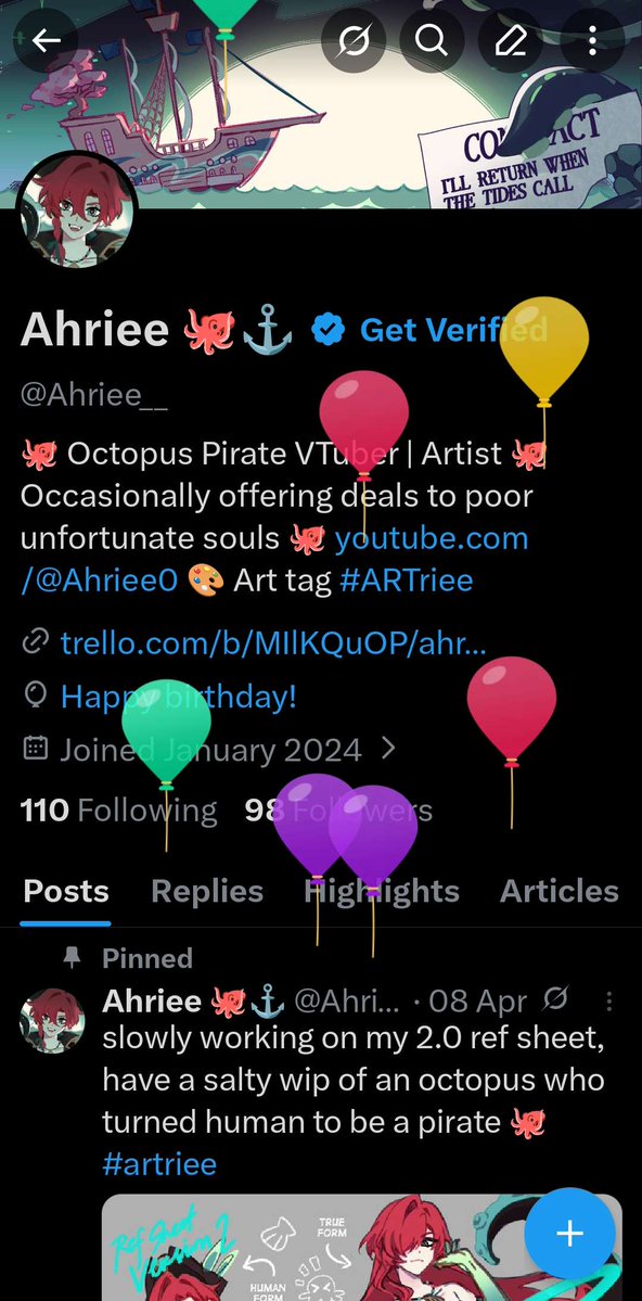 Ahriee 🐙⚓ tweet media