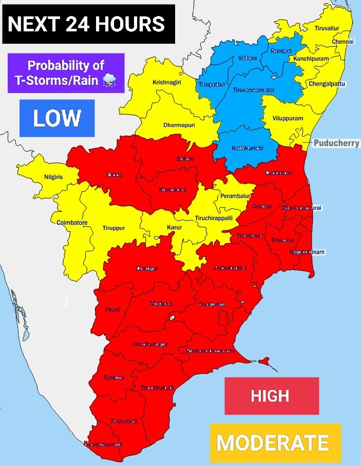 TamilNadu Weather Updates-K.Anwesh tweet media