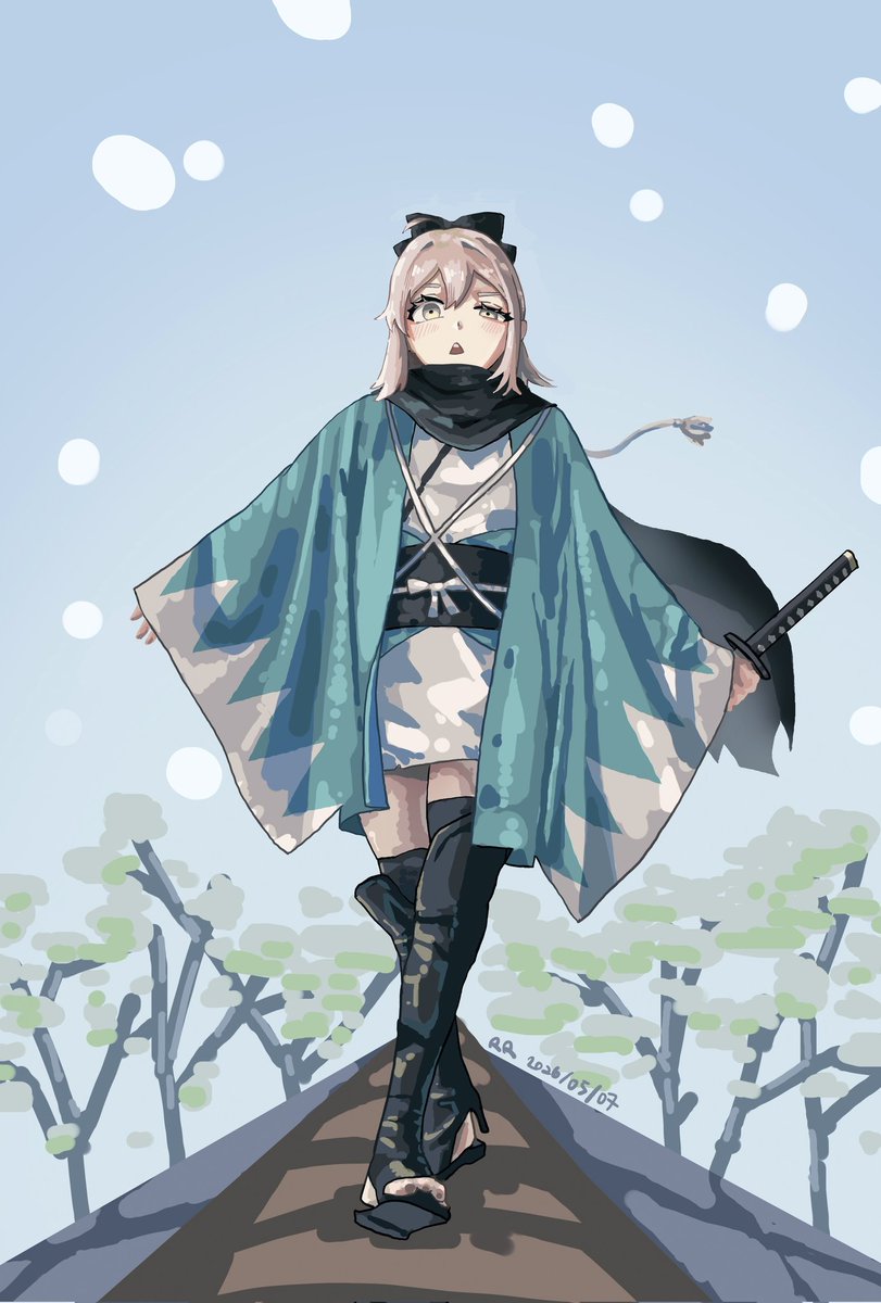 RR_artwork's tweet photo. 沖田總司
#FGO #沖田総司 #OkitaSouji https://t.co/WKMFNU3EHR