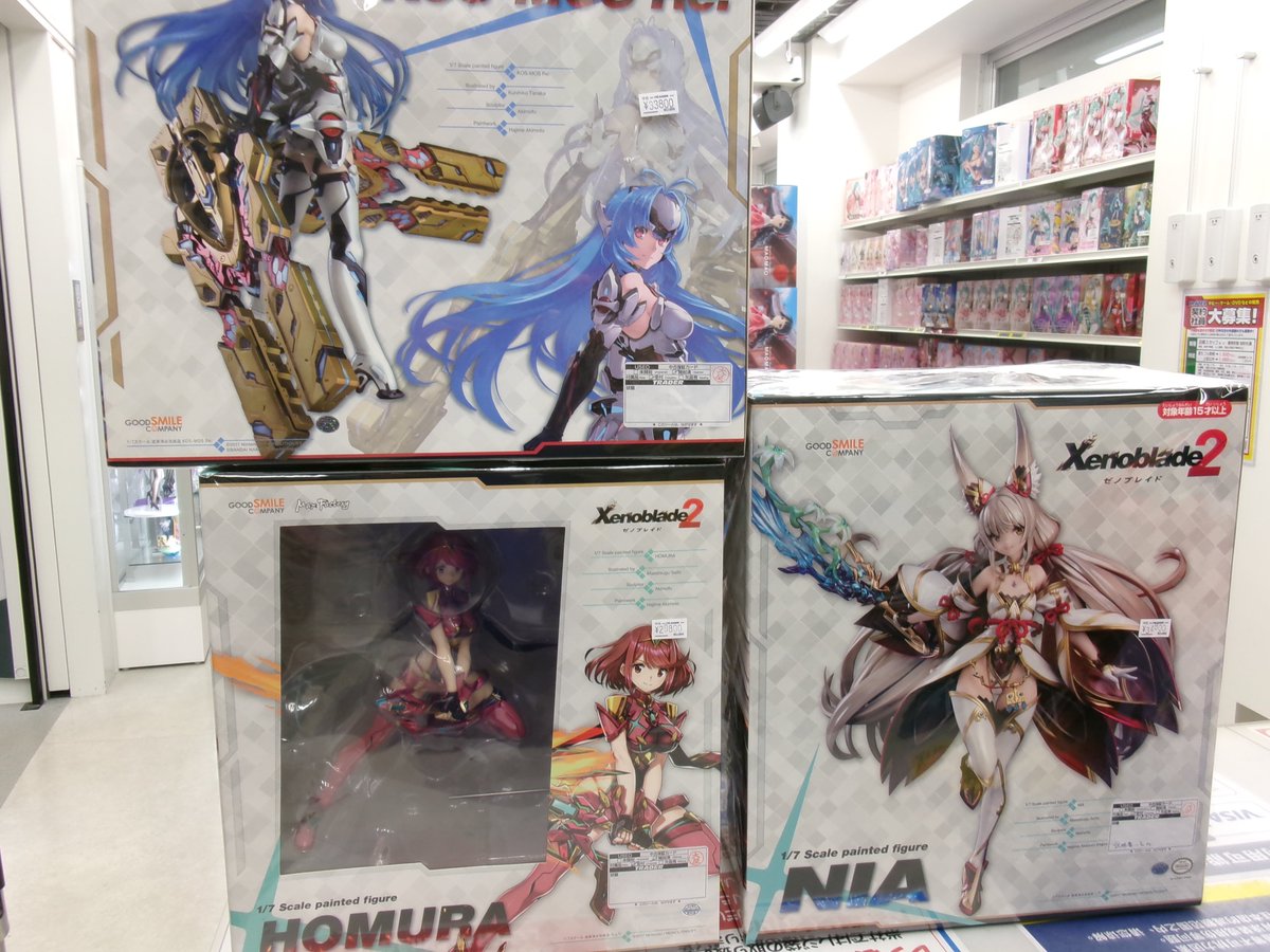 グッドスマカンパニー ゼノブレイド2 フィギュア3体セット ラスト1セット 本店5階】 グッドスマイルカンパニーの『ゼノブレイド2』フィギュアが3