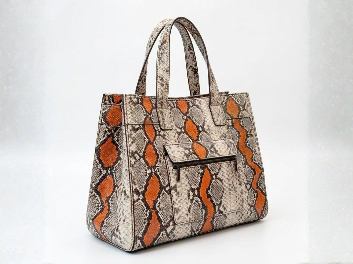 DaulayStore's tweet photo. Genuine Python Snakeskin Tote Bag: Multi Orange Exotic Leather by Daulaystore 
 https://t.co/4g5BO6IBCn via @Etsy 
#tote #bags #snakeskin https://t.co/WSpwUymllf