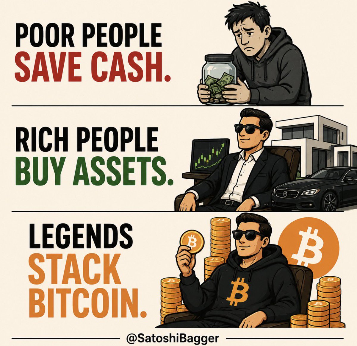 SatoshiBagger's tweet photo. Legends stack bitcoin

🫡 https://t.co/6yZmm6pImm