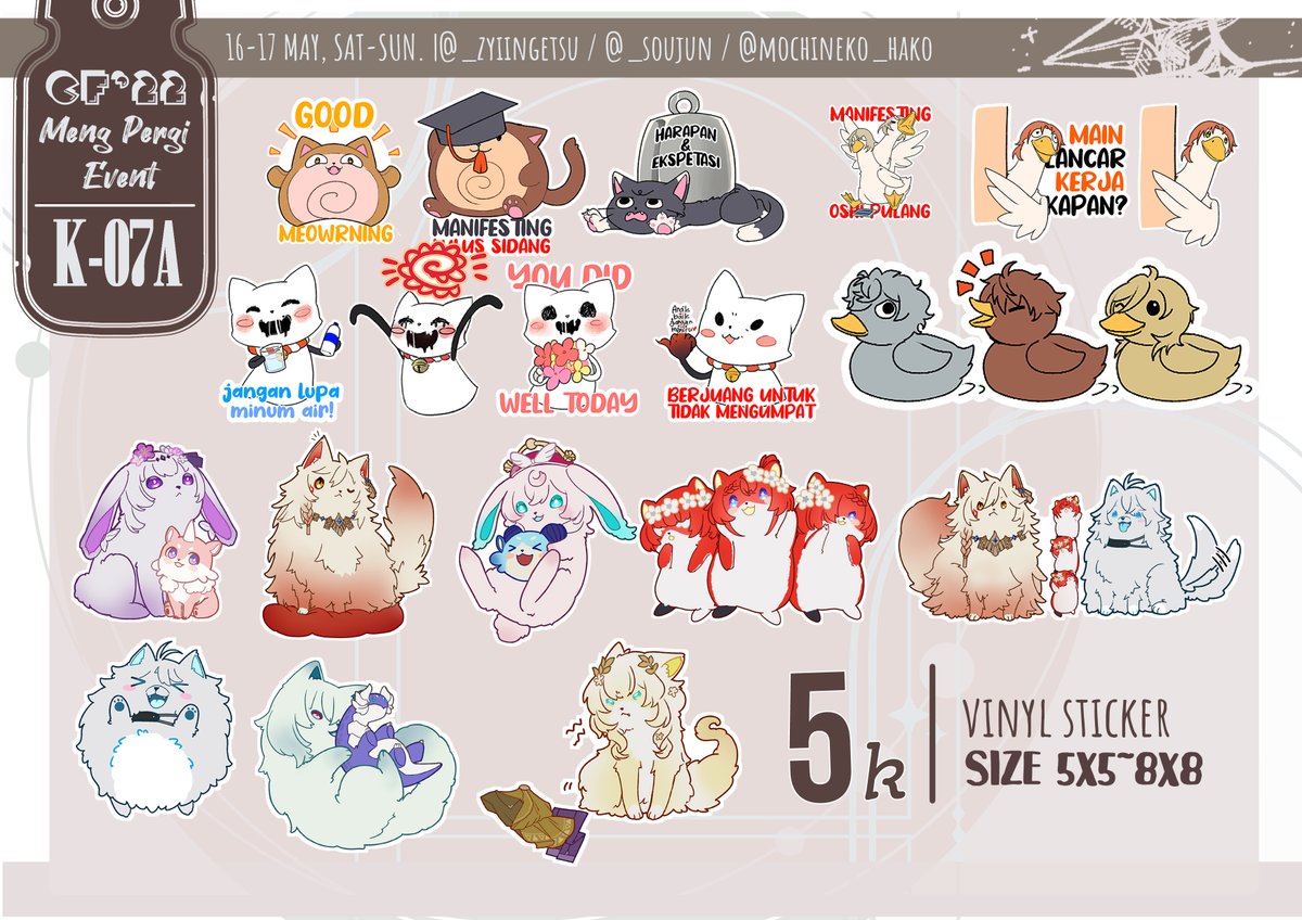 _soujun's tweet photo. Helo helo, semingguan lagi ada apa? Benar, #CF22
Maka dari itu aku akan post katalog /yha 

🌸Ada kemungkinan akan diupdate nanti! 
🌸Mail Order will be done later

Share is appreciated, thank you 🫶

#Comifuro22 #cf22catalogue https://t.co/dRwnFqqfMf