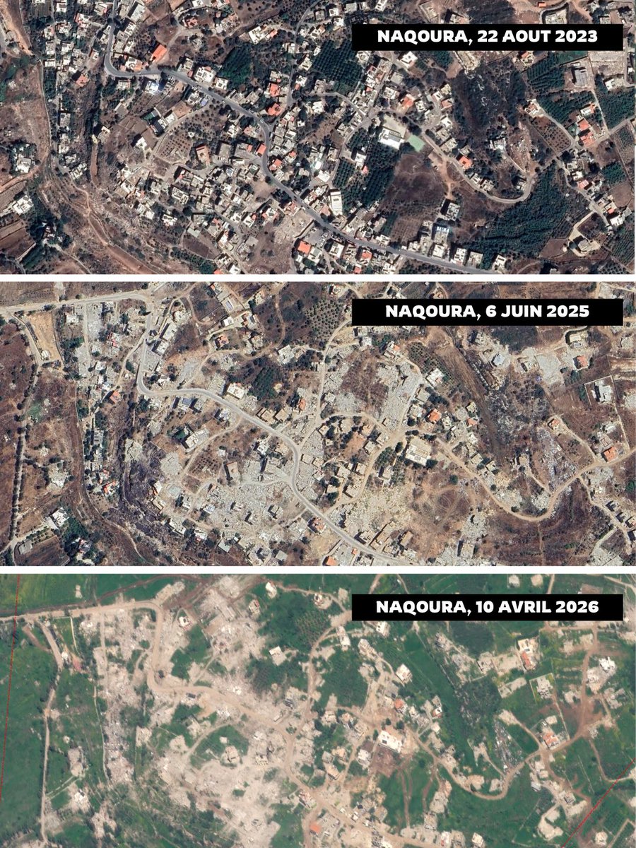 🔍🇱🇧 « Brûler la terre, détruire la pierre », mon enquête en une de Libé.

Dans une bande de terre qui longe la frontière, Tel-Aviv mène un travail d’anéantissement méthodique des villages libanais, sous couvert de viser des positions du Hezbollah. Un processus documenté en