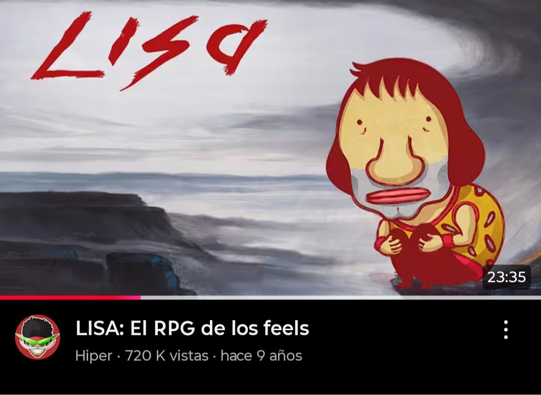 LatteDoesDev's tweet photo. @Misterbear333 @CarreraIrving @Kalesbi_95 Me decepciona que la persona que me enseñó el rpg de lisa the painful y por extension los RPGs indies (goty) fuera solo subiendo Fortnite, y eso que me encantaban sus videos cuando estaba peque... Pero esos videos son de casi ya 10 años https://t.co/8xlYU3mR1t