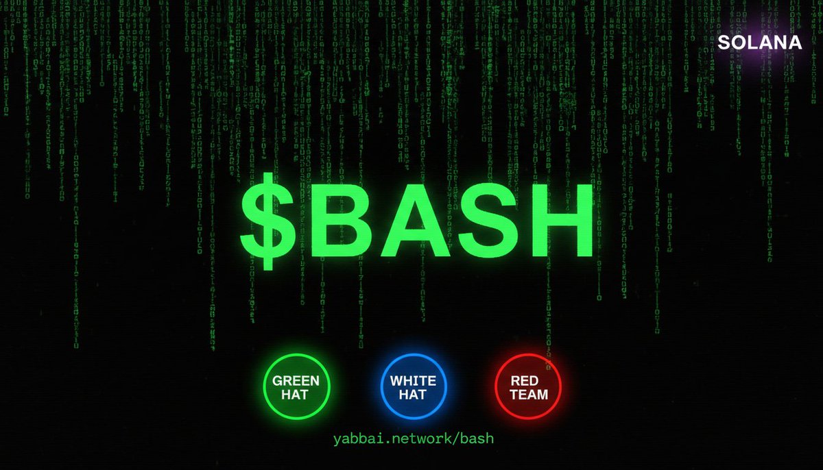 basham_x's tweet photo. 💻 $BASH — Terminal Token on Solana

Green code. Black screen.
CTF game running 24/7.

All teams pump together. 🟢🔵🔴

🌐 https://t.co/lXFyZtrwjI

$YABBAI $SOL #Solana https://t.co/2scAaZiviM