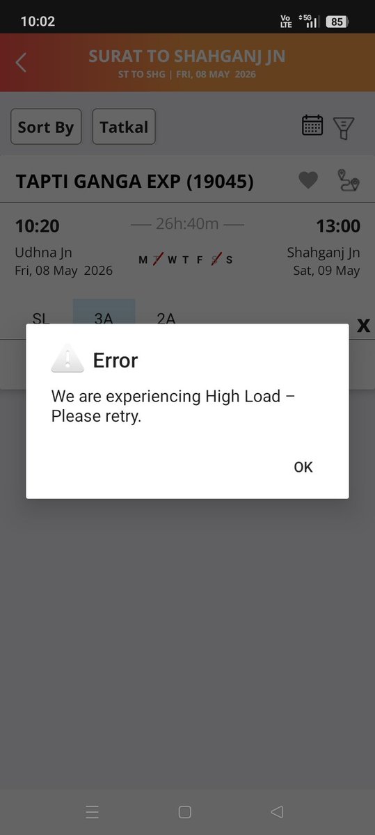 Cool_boy126's tweet photo. @IRCTCofficial @RailwaySeva 

During tatkal booking from normal user id , why this error we have facing , new scam ? I have not got the confirmed tickets now tell me what to do , https://t.co/FyPJxD0JAL