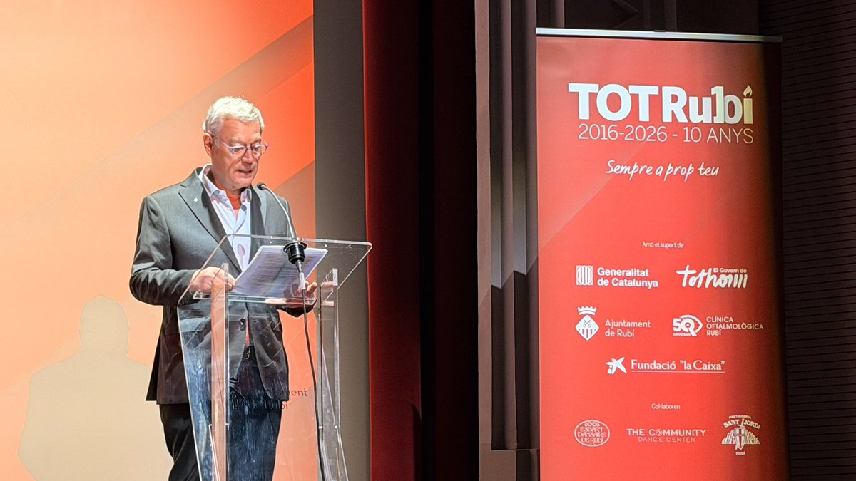 JuntsRubi's tweet photo. Moltes felicitats al @totrubi pels seus 10 anys explicant el dia a dia de la nostra ciutat! 🎂

Gràcies per aquesta dècada de periodisme de proximitat, compromès amb la informació local i amb els veïns i veïnes de Rubí.

Per molts anys més sent el nostre altaveu!

#Rubicity https://t.co/bFSUENvX6F