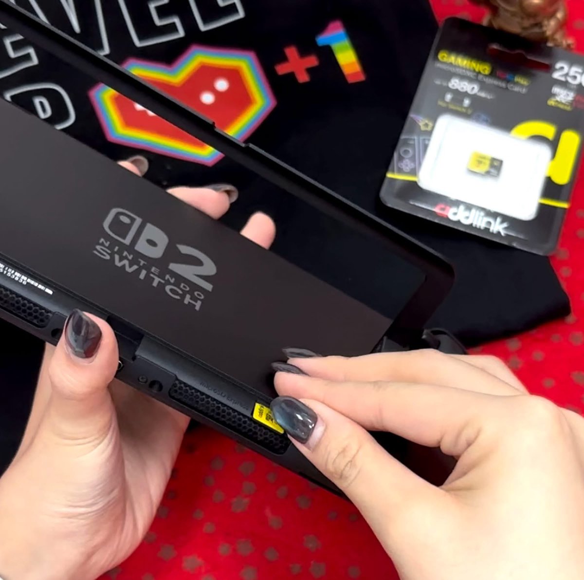 New movie. New galaxy. More games to save. 🌌🍄
addlink microSD Express gives your Switch 2 the fast storage it deserves.

⭐880MB/s, Up to 1TB🩷🩵💙shorturl.at/mWufR

#addlink #microSDExpress #Switch2 #mario
