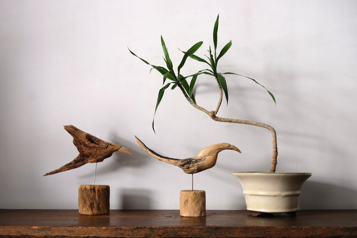 classico webshop に 針原修さんの「流木の鳥」OHC-0461 をアップしま