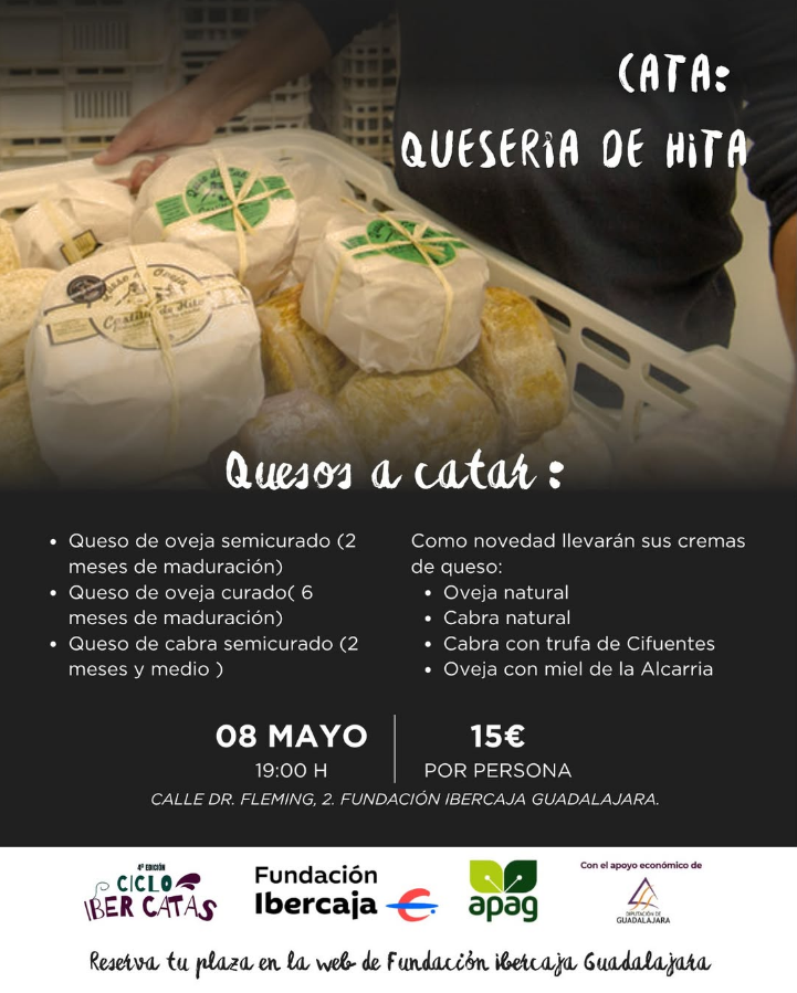 AlimentosGu's tweet photo. ¡Continúamos con la 2ª cata del ciclo!

El próximo viernes 8 de mayo a las 19:00h disfrutaremos de una experiencia única de la mano de Quesería de Hita, una de las grandes referentes de nuestra provincia. https://t.co/jrQaTASQKN