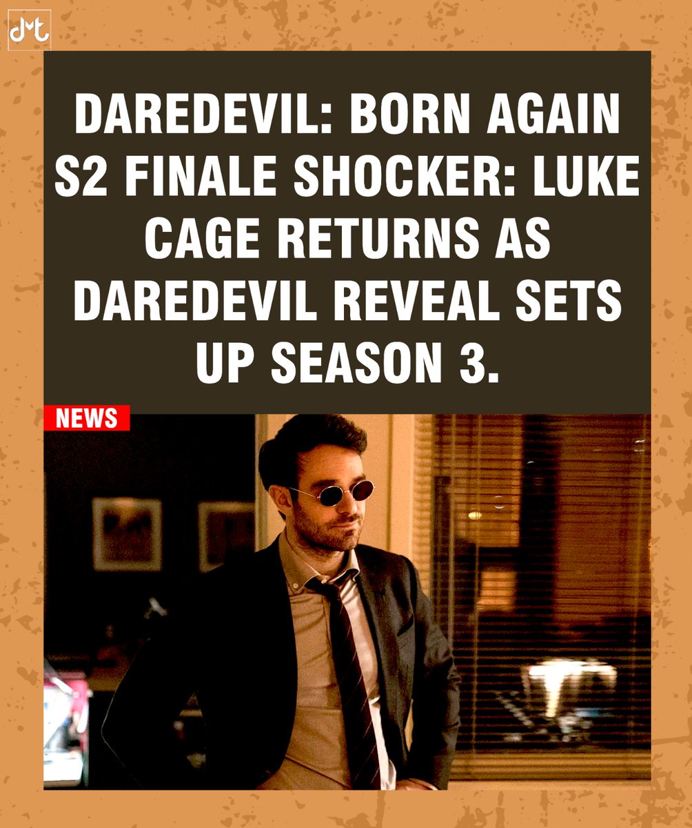 dmtalkies's tweet image. Daredevil: Born Again S2 Finale Shocker: Luke Cage Returns as Daredevil Reveal Sets Up Season 3 🔥 

#Daredevil #DaredevilBornAgain #LukeCage