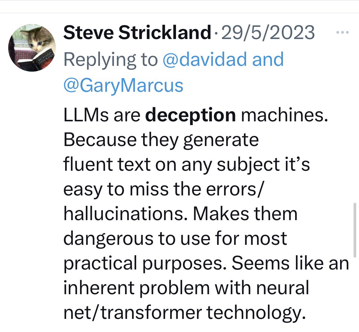 Steve Strickland tweet media