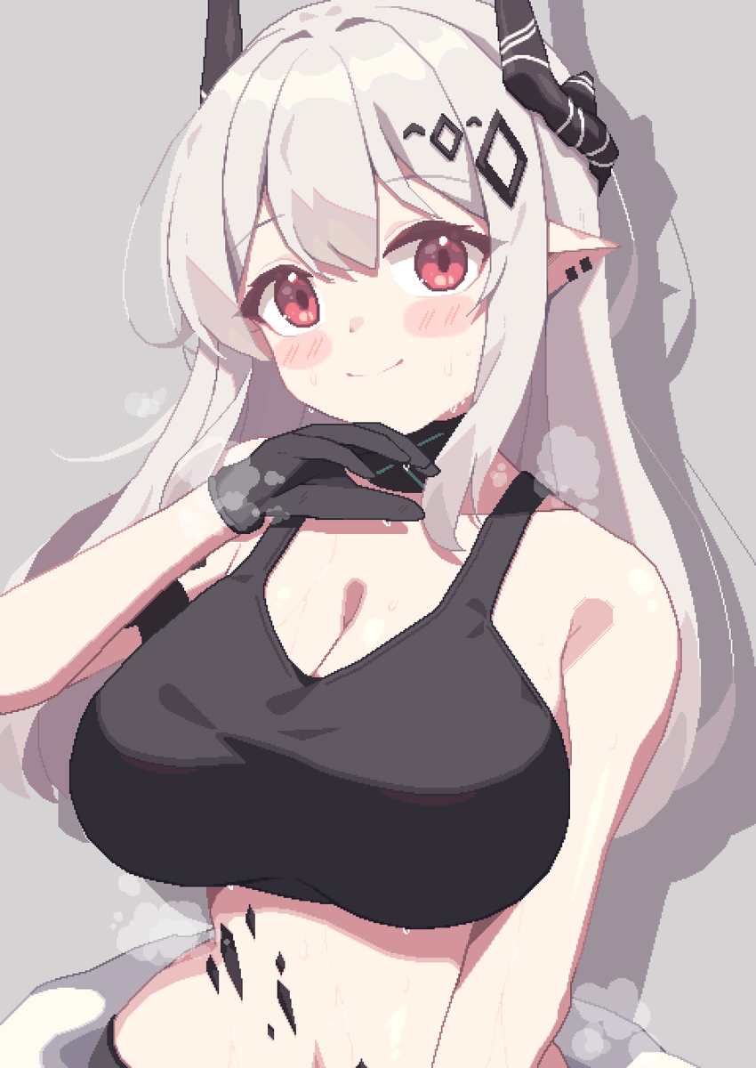 piaomao_'s tweet photo. Mudrock
 #ドット絵 #アークナイツ https://t.co/trhpecRZ8v