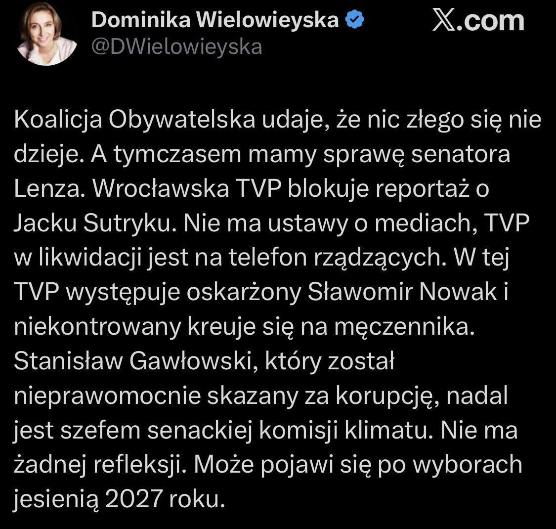 Nie no, ale w TVP na telefon rządzących to nie uwierzę! Marek Czyż zapowiadał czystą wodę i on na pewno nie kłamał!🫢