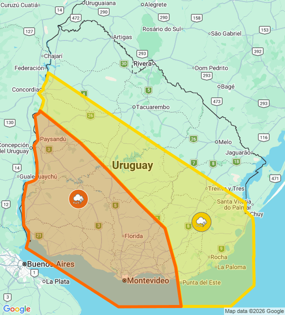 Instituto Uruguayo de Meteorología tweet media