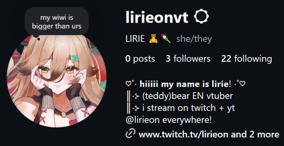 LIRIEON 🧸🍡 vtu-bear tweet media