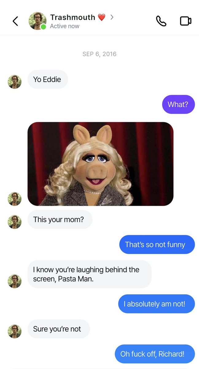 Moone208's tweet photo. Their Last Text Messages Together #itchapter2 #richietozier #eddiekaspbrak #reddie #faketexts https://t.co/vG2aozoWIv