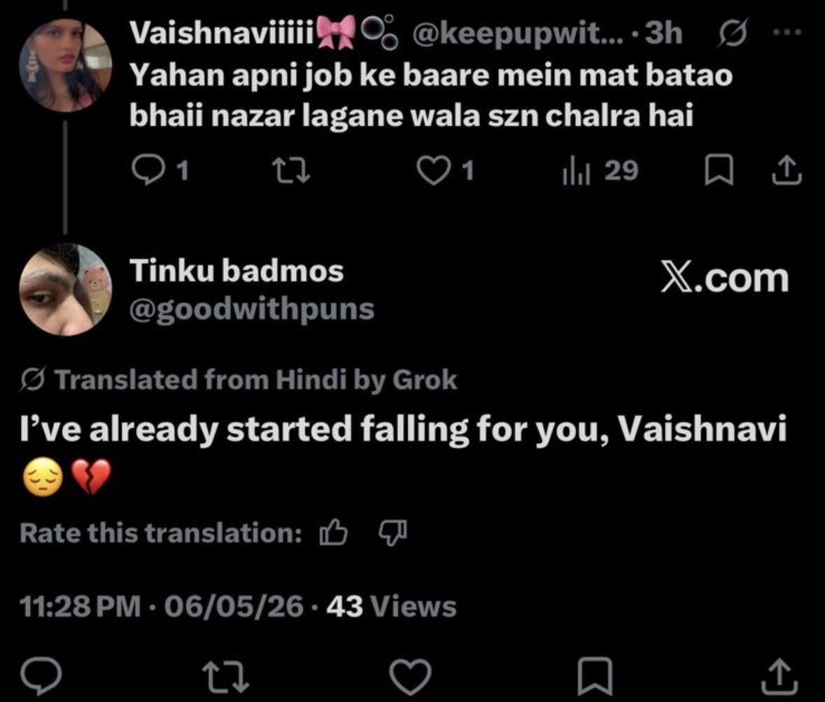 Tinku badmos tweet media