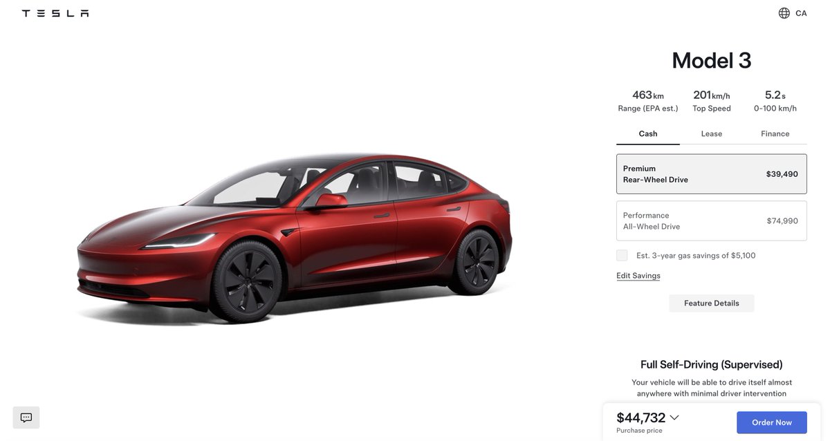 カナダへ輸出される上海製テスラ Model 3 RWDには、欣旺達（Sunwoda 