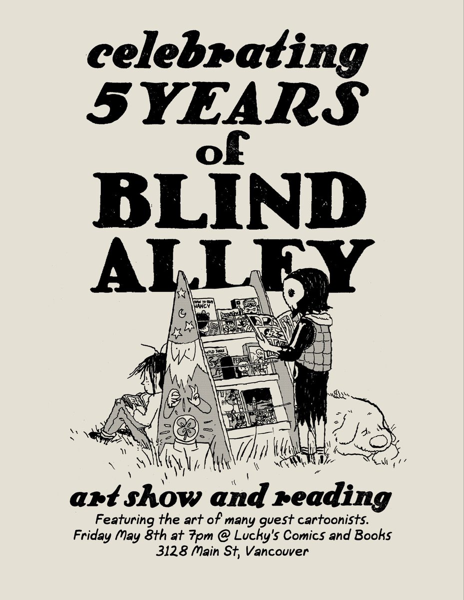 luckysonline's tweet photo. Friday is gonna be bananas at Lucky’s because everyone loves Blind Alley and Adam de Souza! https://t.co/lhpOI5WgiM
