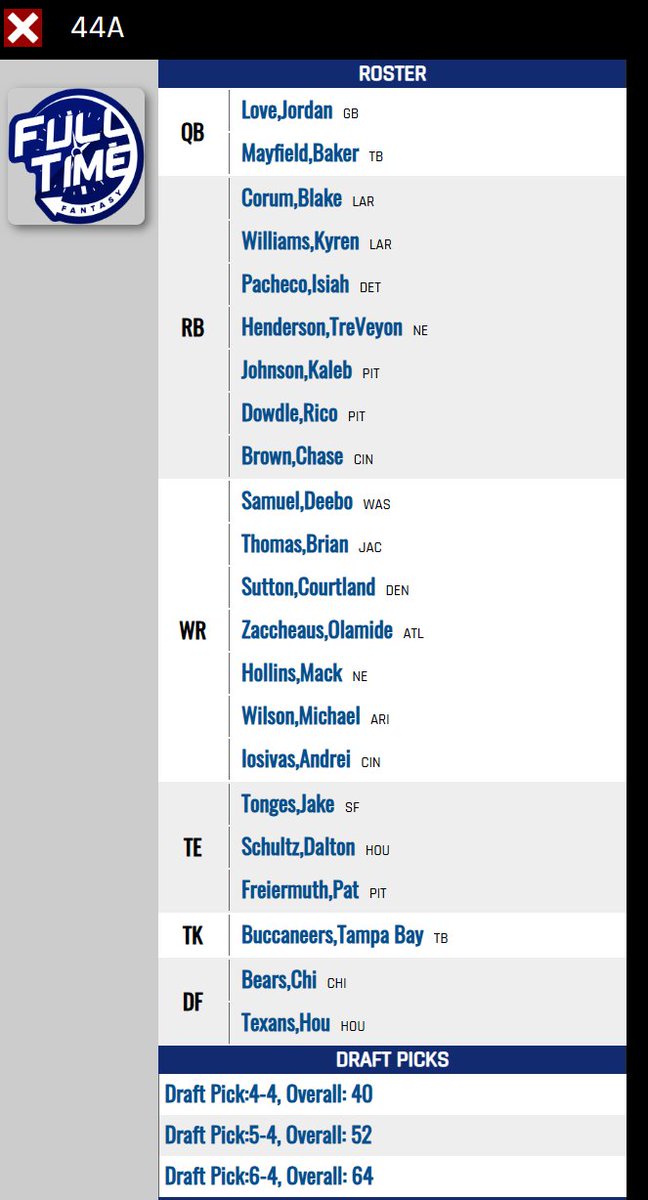 FullTime Fantasy tweet media