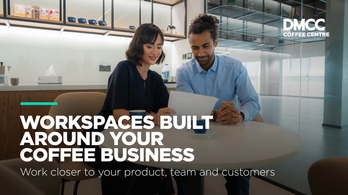 dmcccoffee's tweet photo. The DMCC Coffee Centre enables you to work closer to your product, your team and your customers. With every service you need under one roof, our new premium office spaces ensure seamless workflows and stronger relationships, empowering you to scale your #coffee business: https://t.co/YNS6v5PyvD
