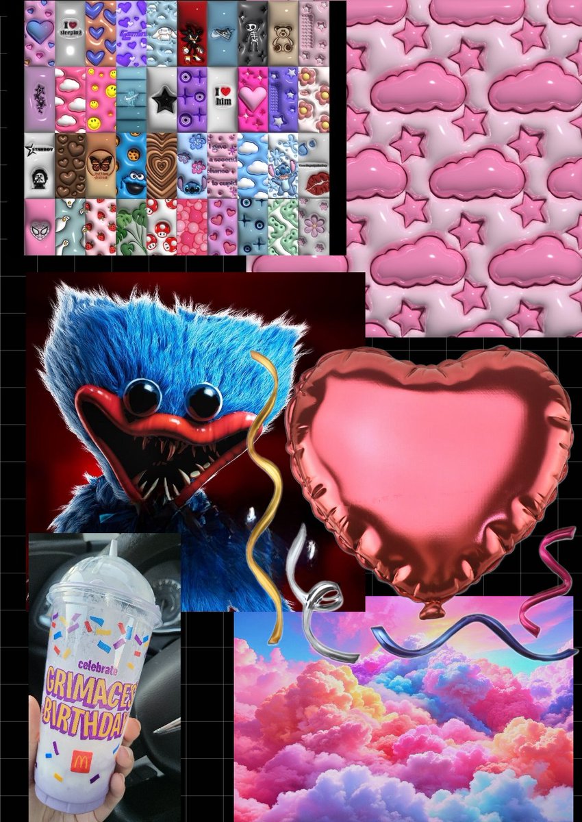 I finally learned the name to my favorite aesthetic ever 😭 after years of trying to explain it and figure out what it really is bitch it's just called 3D inflated art. Here are some examples: