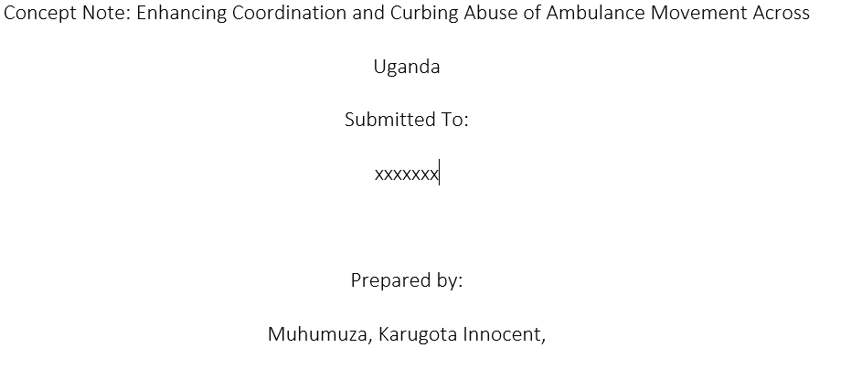 Innocent K. Muhumuza, S/o ROV 07702 tweet media