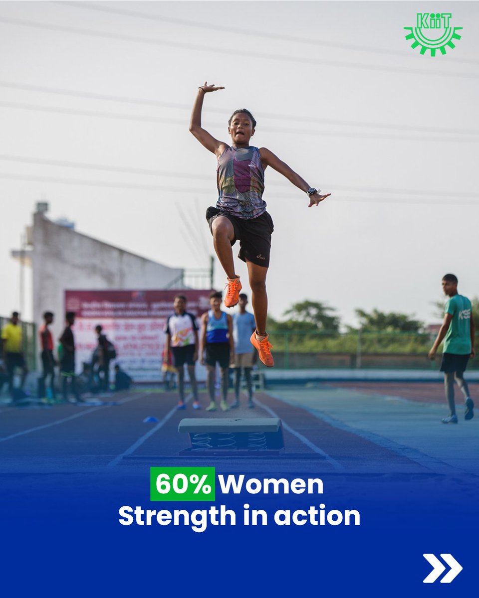 KIITUniversity's tweet photo. From classrooms to global arenas, KIIT athletes continue to raise the bar with dedication, resilience, and determination. https://t.co/TWPSra8xc7