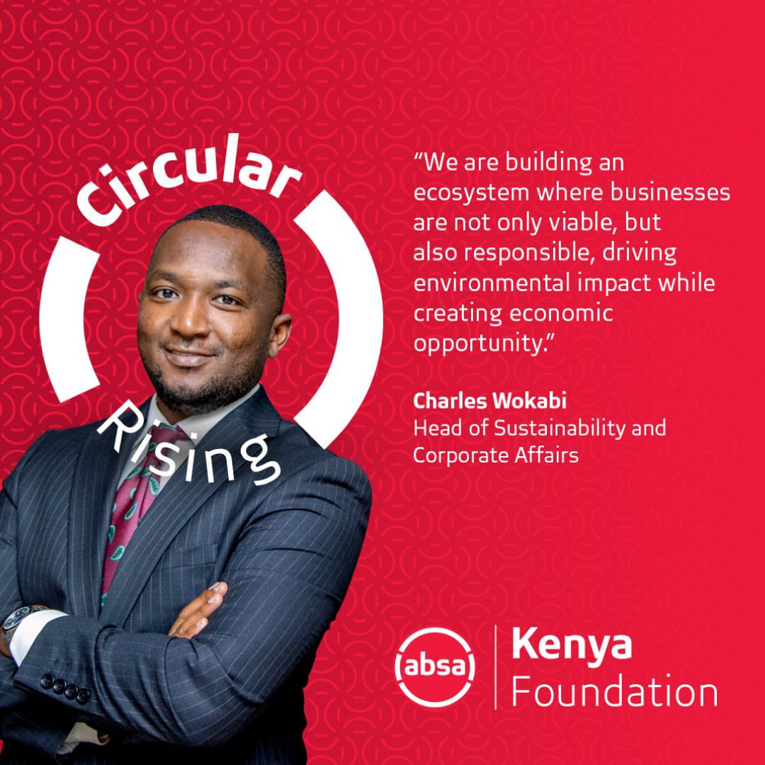 AbsaKenyaFdn's tweet photo. With #AbsaCirculaRising there is a platform that brings together partnerships, finance, and capability to unlock real opportunities and transform our communities at scale.

#AbsaKenyaFoundation 
#EmpowerYourStory
#YourStoryMatters https://t.co/EsQ88P8jJi