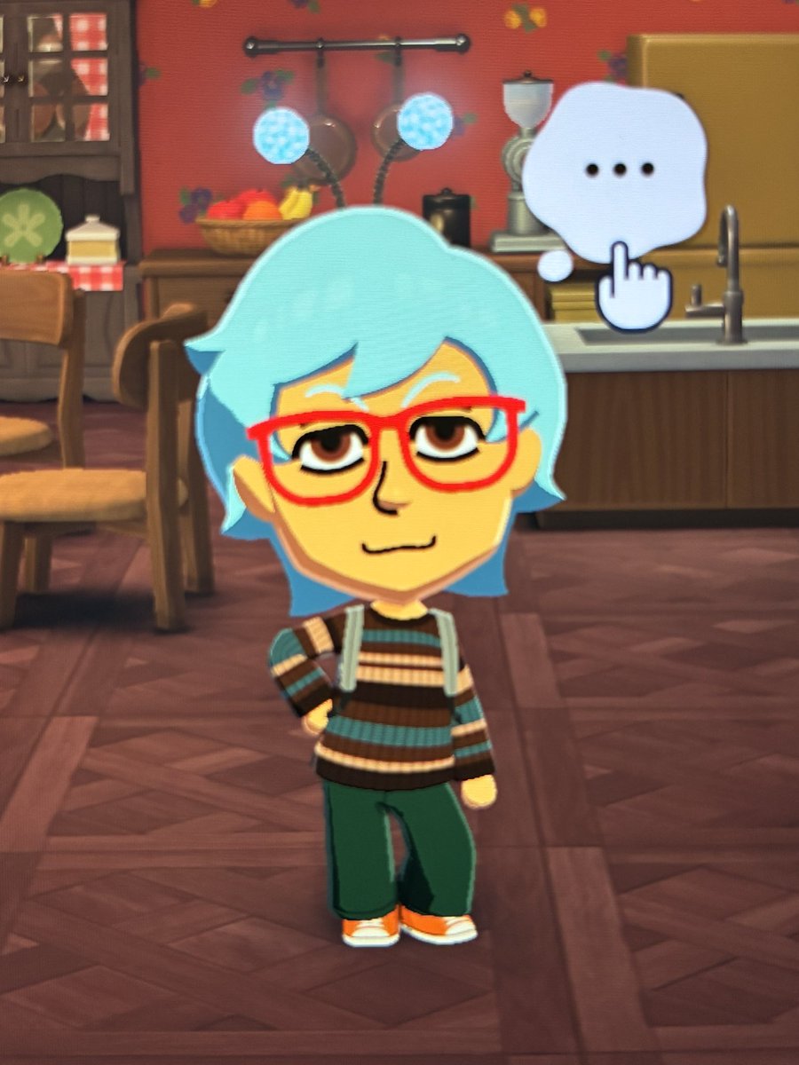 vivtok's tweet photo. Everyone say hi to my (mii) Ghiaccio and I’s son Spumoni. So far his friends are Choromatsu and Perfect Cell. I need more kids on my island he’s the only one https://t.co/OfApnFCAcb