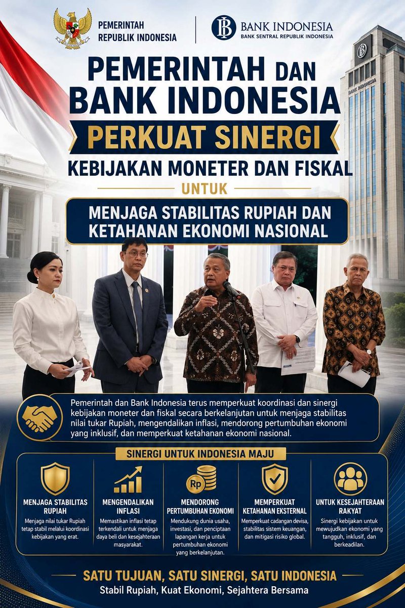 antonwibowooo's tweet photo. Bersama kita dukung langkah pemerintah untuk penguatan rupiah! 💪💰 Ayo, semua elemen masyarakat, tunjukkan cinta pada ekonomi kita! #RupiahKuat #DukungPemerintah https://t.co/CCSe8tnv8x
