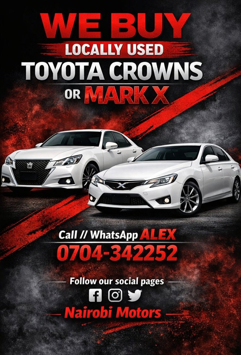 We buy any car  Call  // WhatsApp Alex 0704-342252