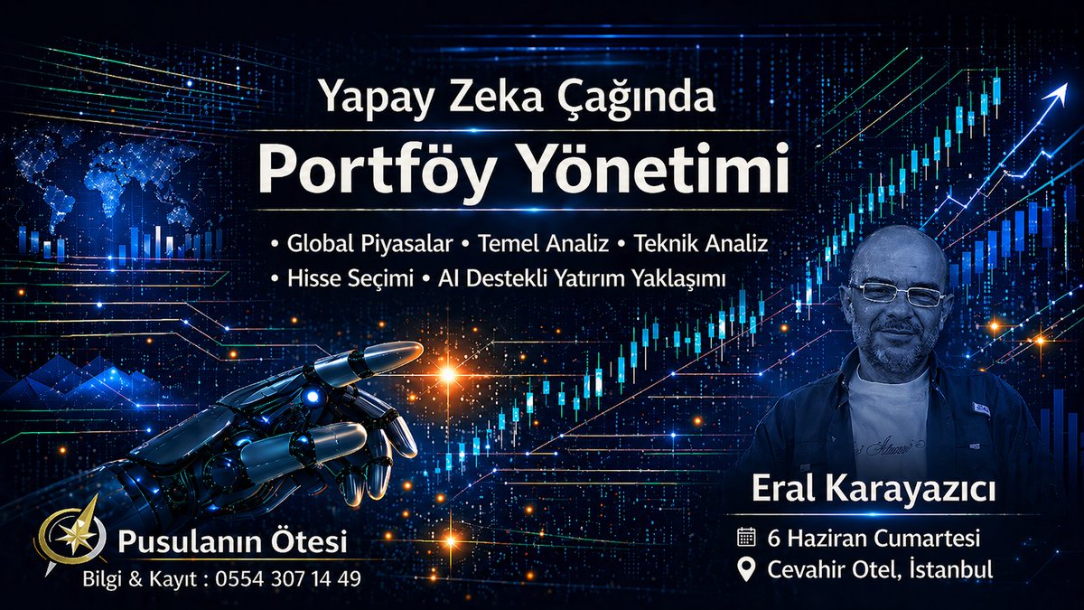 eralkarayazici's tweet photo. Fon yöneticiliği tecrübemi ve 10 yıllık profesyonel eğitim deneyimimi birleştirerek, bildiğim hemen her şeyi finans bilgisi sınırlı katılımcıların da kolayca takip edebileceği sade, anlaşılır ve kapsamlı bir içerikle  aktaracağım

https://t.co/4Xoiig9ujd

https://t.co/bxZiI1YF7X https://t.co/6qCjXF1iTa
