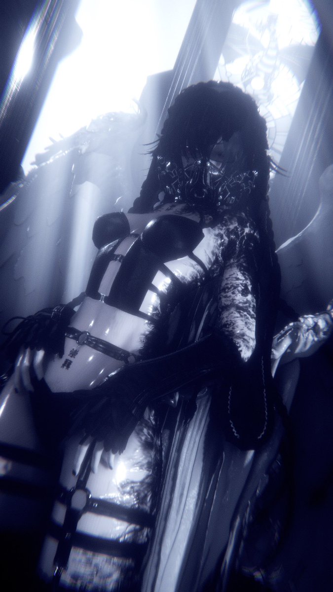 Oxklou's tweet photo. Loyalty🤍 #vrchatphotography #vrchatlewd #vrchatnsfw https://t.co/DTM7OoGgku