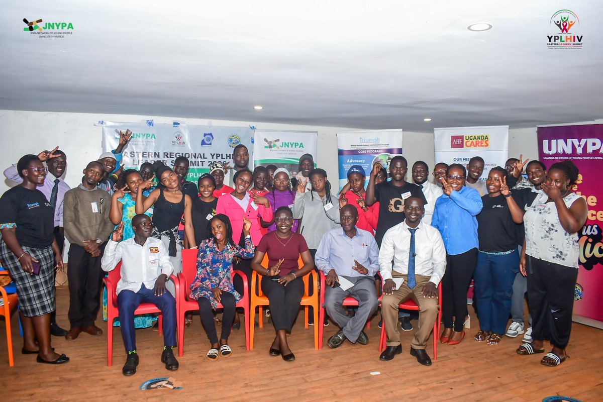triumph_uganda's tweet photo. For Young People, By Young People! ✊
Day 1 of the #LeadersSummit26 at  was incredibly impactful! We dived deep into finding community-led solutions for challenges that hit our peers hardest—from improving treatment adherence to tackling high viral loads and poverty. https://t.co/hPjmWjHG65