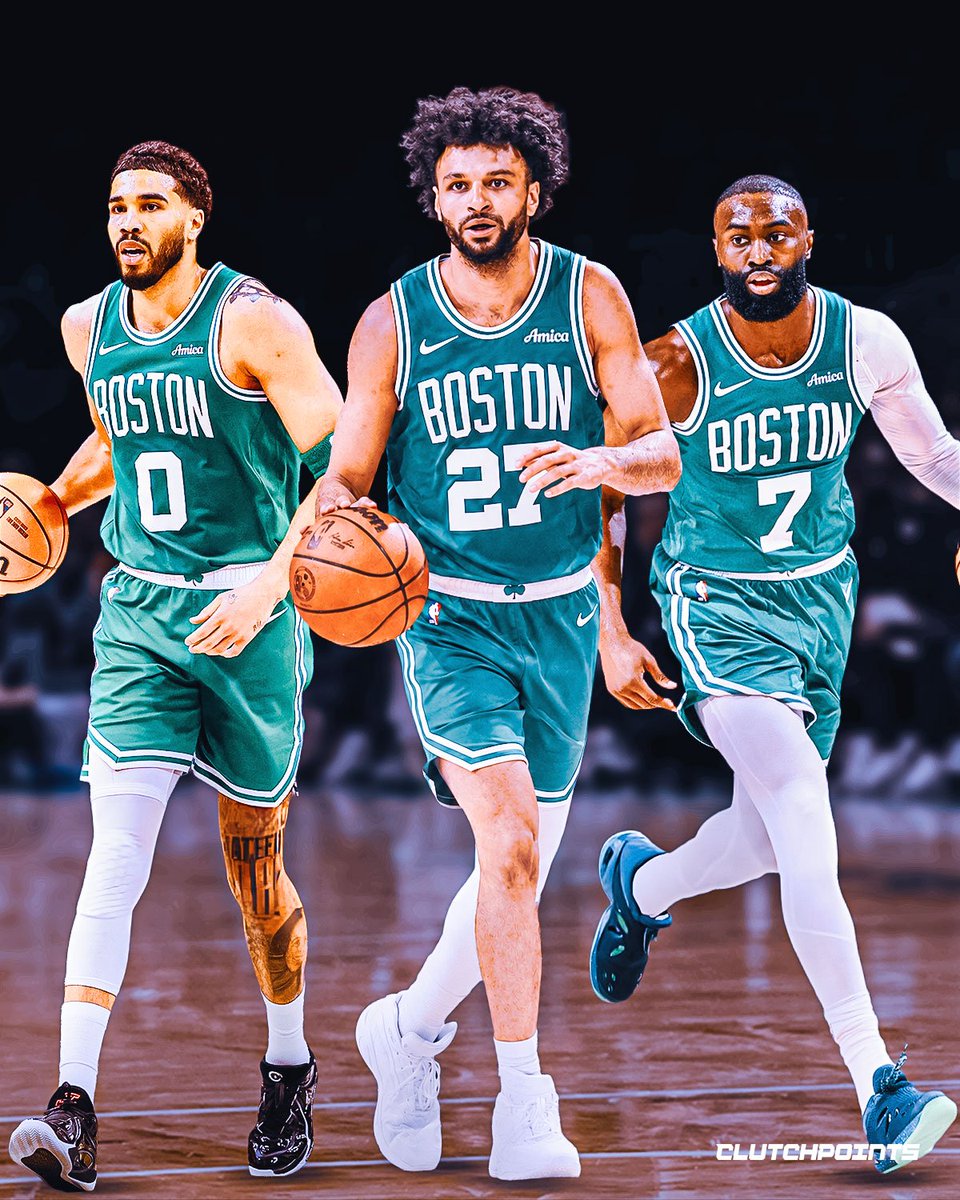 CelticsNationCP's tweet photo. Brad Stevens says the Boston Celtics need to “add to the team” this offseason. 

A major move? Target Jamal Murray. 

Pairing Murray with Jayson Tatum and Jaylen Brown adds scoring and playmaking, as Boston looks to bounce back. https://t.co/P78KeNfhV0