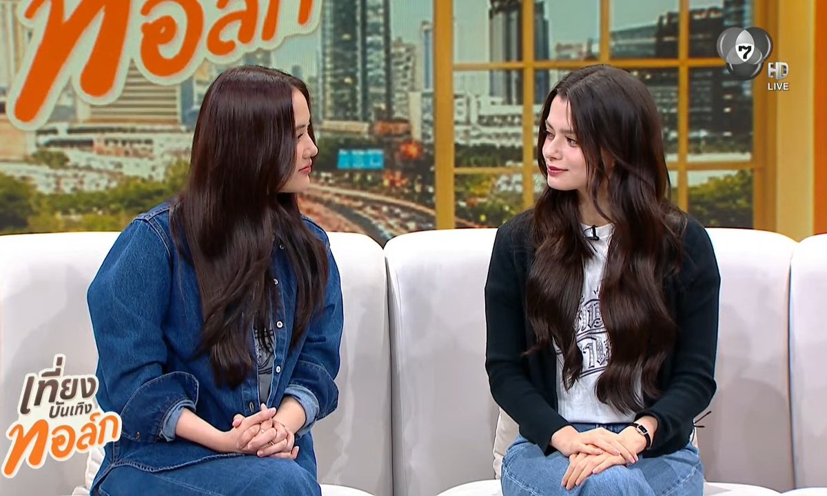 FREENBECKY THE AIR PRESS TOUR
#เที่ยงบันเทิงทอล์ก

Freen: "I think it's always been clear that we have different passion. I like art, she likes acting. But it doesn't mean that we'll go completely separate ways."

Becky: "No matter where we are, we always support and send each