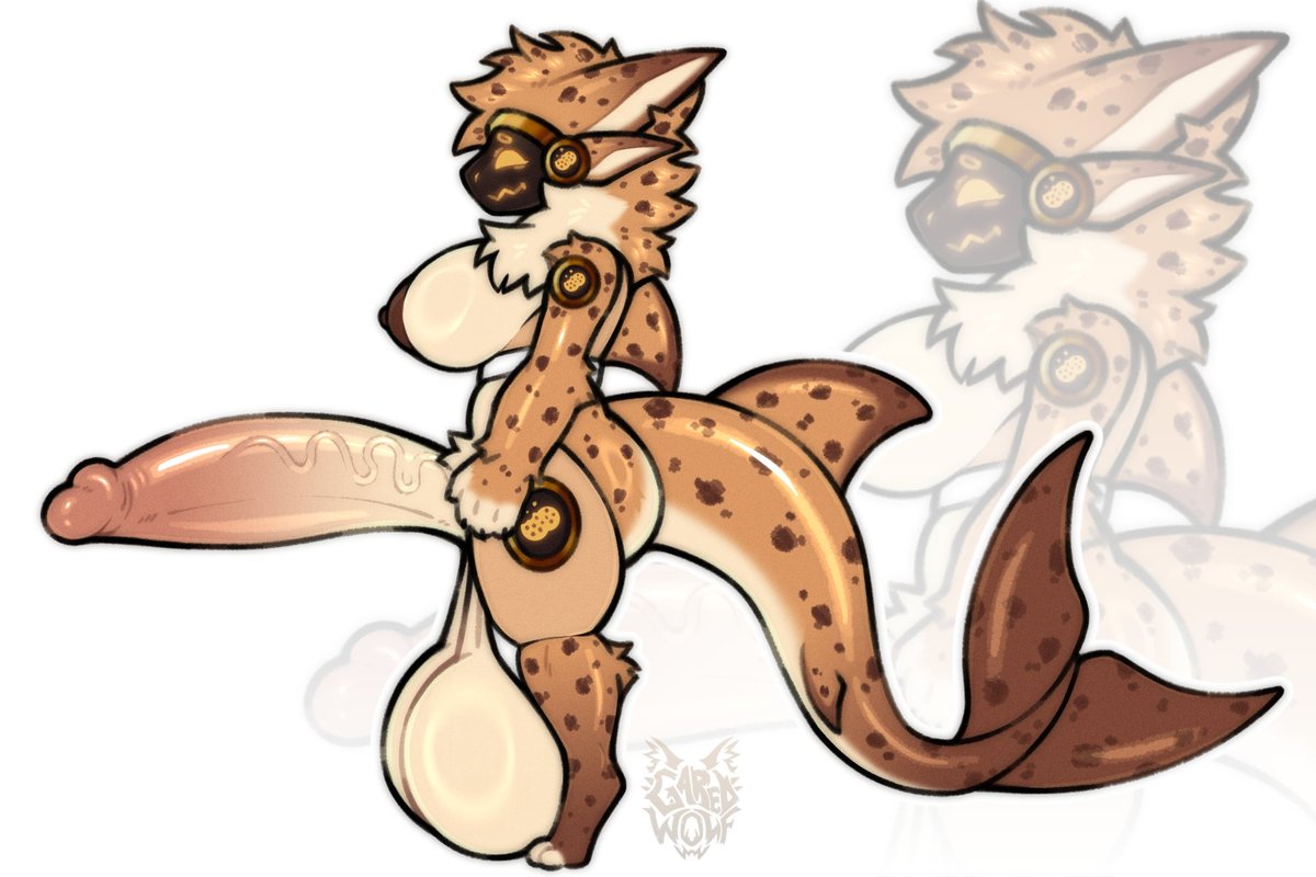 GaredWolf's tweet photo. [SOLD] |ADOPT CHOCOLATE CHIP COOKIE SHARK PROTOGEN|

Owner An immortal https://t.co/rIhwfhl7vy